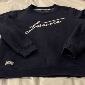 Lacoste Men's Dark Blue Crewneck Sweatshirt